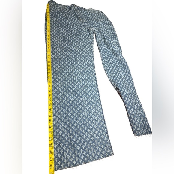 Express Blue Flare Wide Leg Denim - Picture 5 of 8